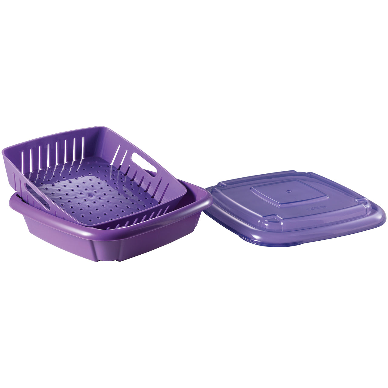 Hutzler Bitty Box Berry Keeper, 9-ounce, Purple