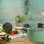 Kuhn Rikon Hotpan Stainless Steel Cooking Pot with Insulated Bowl, 2.1-Quart, Ocean