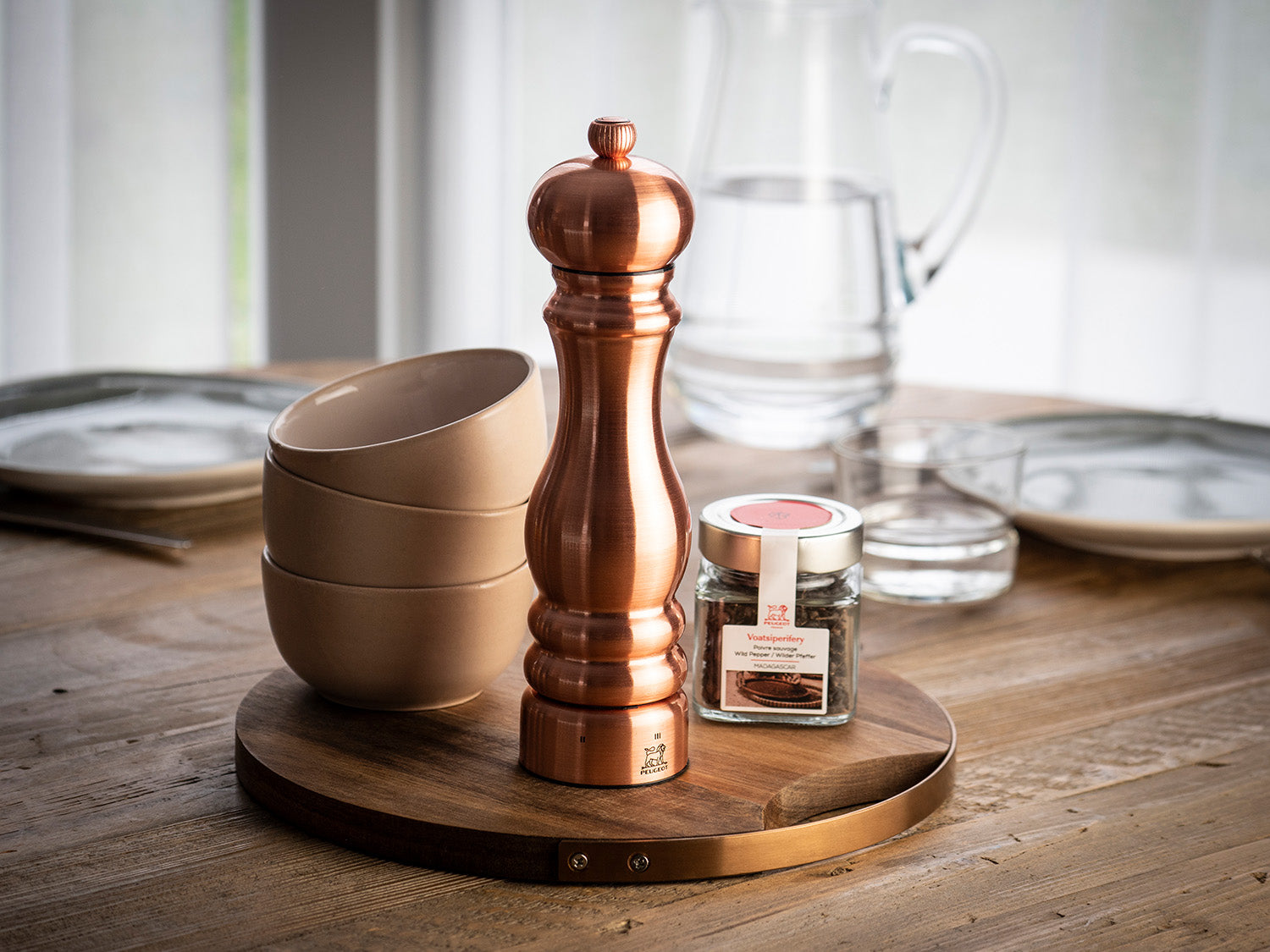 Peugeot Paris Chef u'Select 9-Inch Salt Mill, Copper