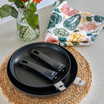 Scanpan Urban 2 Piece Nonstick Fry Pan with Detachable Handle, 9.5" and 11"