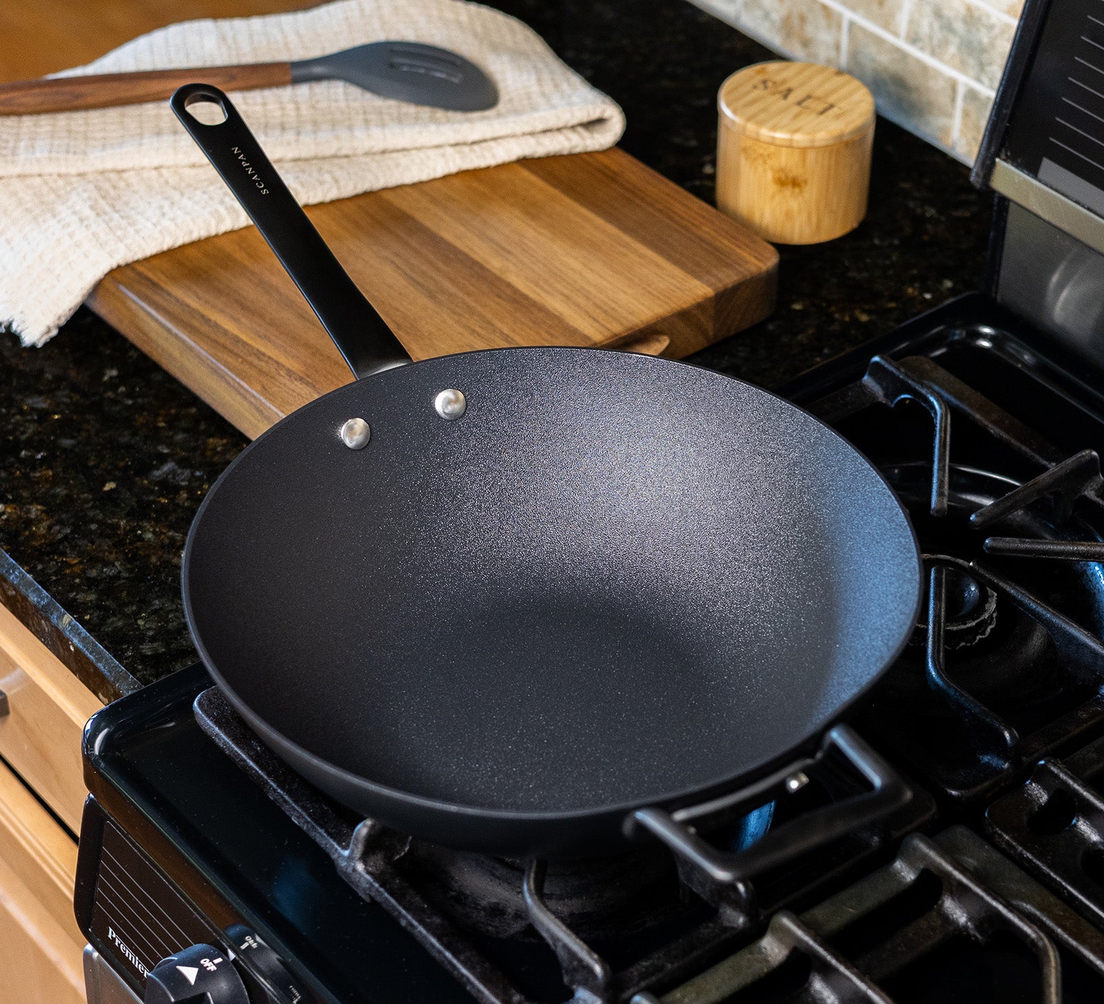 Scanpan Black Edition Nonstick Wok, 12-Inch