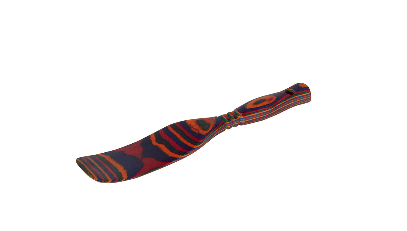 Island Bamboo Pakkawood 9-Inch Spurtle