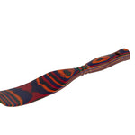 Island Bamboo Pakkawood 9-Inch Spurtle, Rainbow