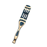 Island Bamboo Pakkawood 13-Inch Slotted Spurtle, Blue