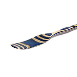 Island Bamboo Pakkawood 9-Inch Spurtle, Blue