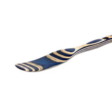 Island Bamboo Pakkawood 9-Inch Spurtle, Blue