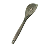 Island Bamboo Pakkawood 12-Inch Corner Spoon, Black