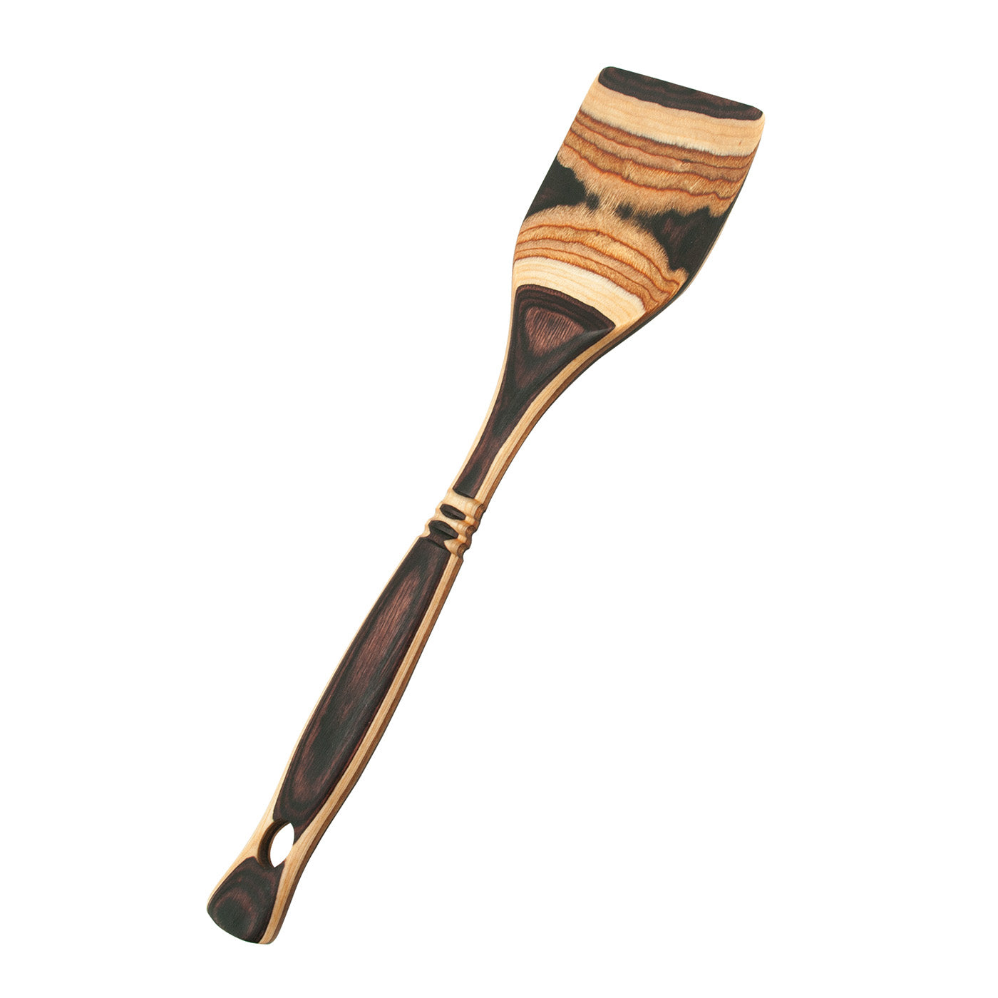 Island Bamboo Pakkawood 12-Inch Spatula, Natural