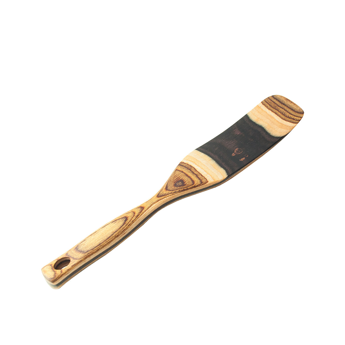 Island Bamboo Pakkawood 11-Inch Spurtle, Natural