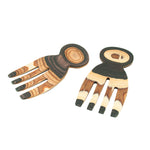 Island Bamboo Pakkawood Salad Hands, Natural