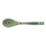 Island Bamboo Pakkawood 12-Inch Spoon, Peacock