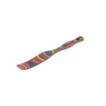 Island Bamboo Pakkawood 8-Inch Slim Spurtle, Rainbow