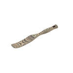Island Bamboo Pakkawood 8-Inch Slim Spurtle, Black