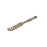 Island Bamboo Pakkawood 8-Inch Slim Spurtle, Black