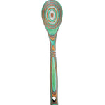 Island Bamboo Pakkawood 12-Inch Spoon, Mint