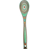 Island Bamboo Pakkawood 12-Inch Spoon, Mint