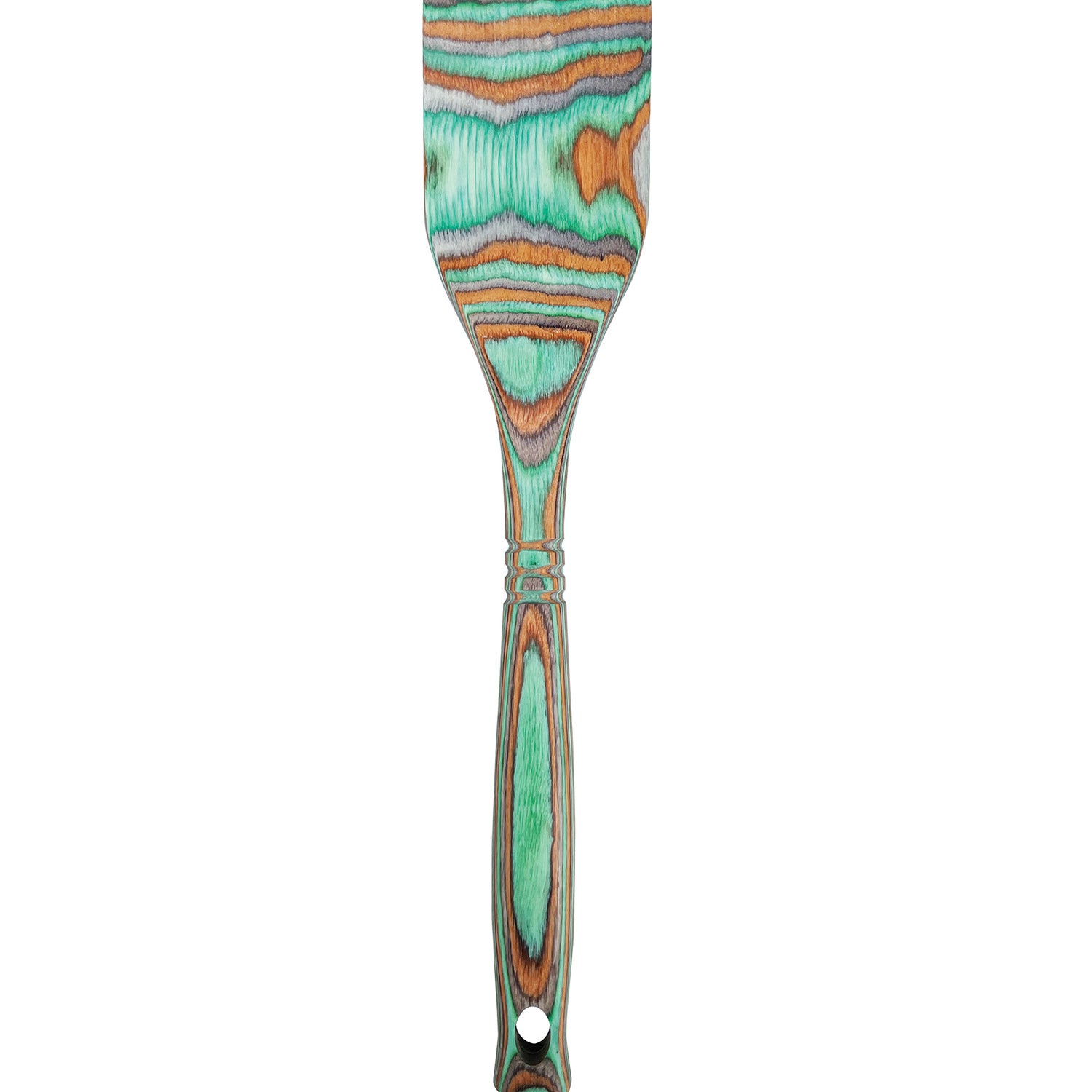 Island Bamboo Pakkawood 12-Inch Spatula, Mint