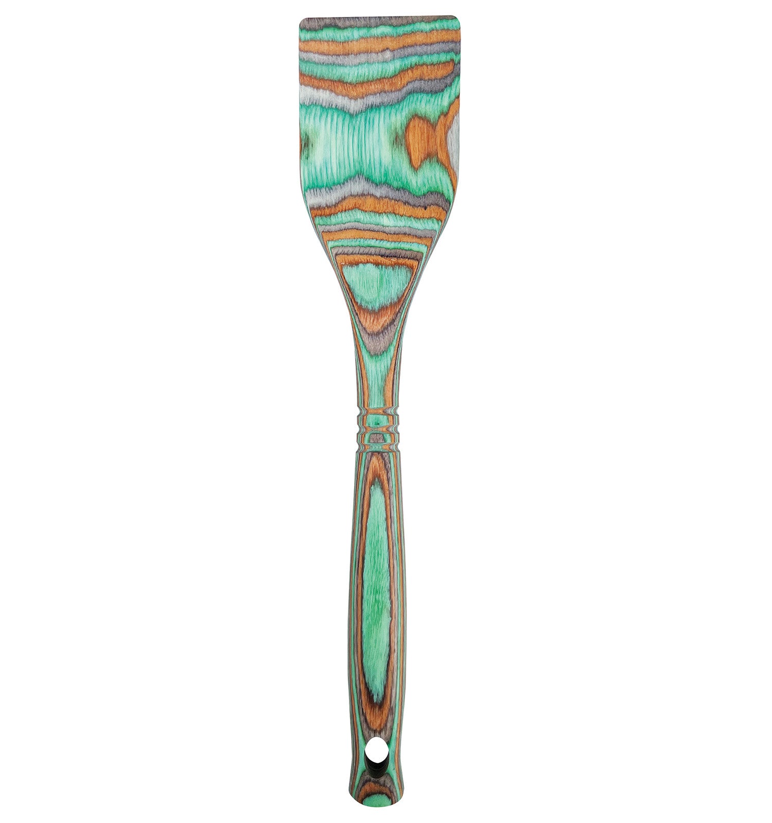 Island Bamboo Pakkawood 12-Inch Spatula, Mint