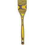 Island Bamboo Pakkawood 12-Inch Spatula, Lemon