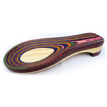 Island Bamboo 9 Inch Pakkawood Spoon Rest, Rainbow