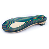 Island Bamboo 9 Inch Pakkawood Spoon Rest, Peacock