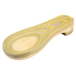 Island Bamboo 9 Inch Pakkawood Spoon Rest, Lemon