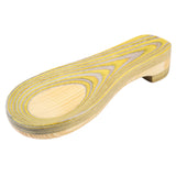 Island Bamboo 9 Inch Pakkawood Spoon Rest, Lemon