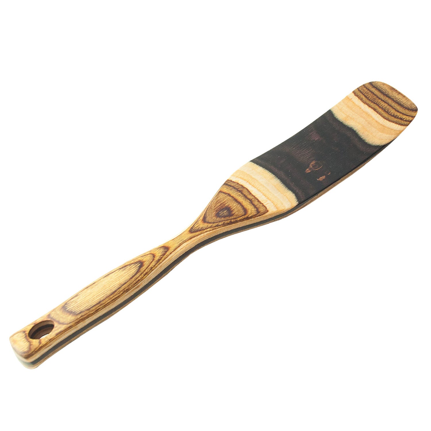 Island Bamboo Pakkawood 9-Inch Spurtle, Natural