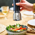 Peugeot Daman Electric Pepper Mill, Iridescent Black, 7 Inch