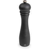 Peugeot Checkmate 10-Inch Beechwood Salt Mill, Black
