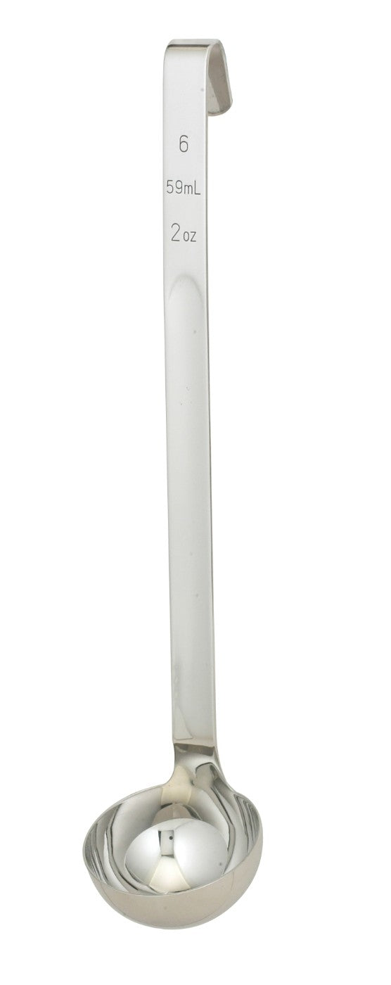 HIC 18/8 Stainless Steel Single-Piece Kitchen and Sauce Ladle, 2 ounce