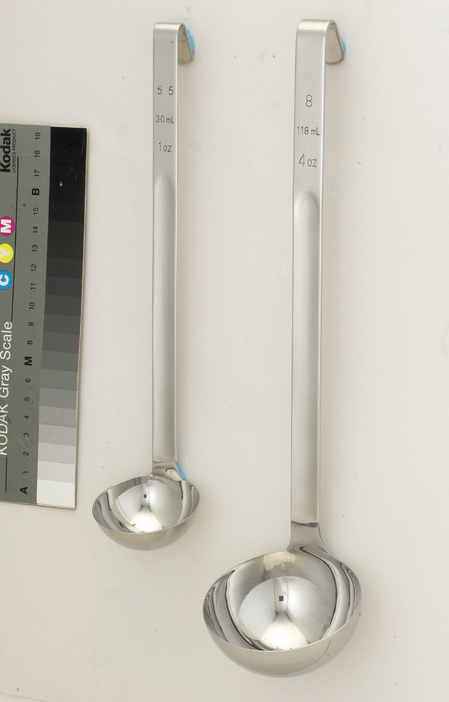 HIC 18/8 Stainless Steel Single-Piece Kitchen and Sauce Ladle, 4 ounce