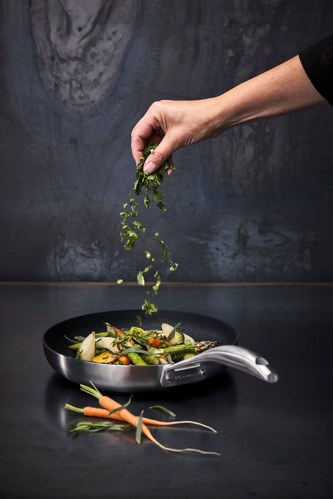 Scanpan CS+ 12.5-Inch Stainless Steel Nonstick Fry Pan, Induction Ready