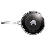 Scanpan CS+ 4-Quart Covered Deep Saute Pan, Stainless Steel Nonstick, Induction Ready