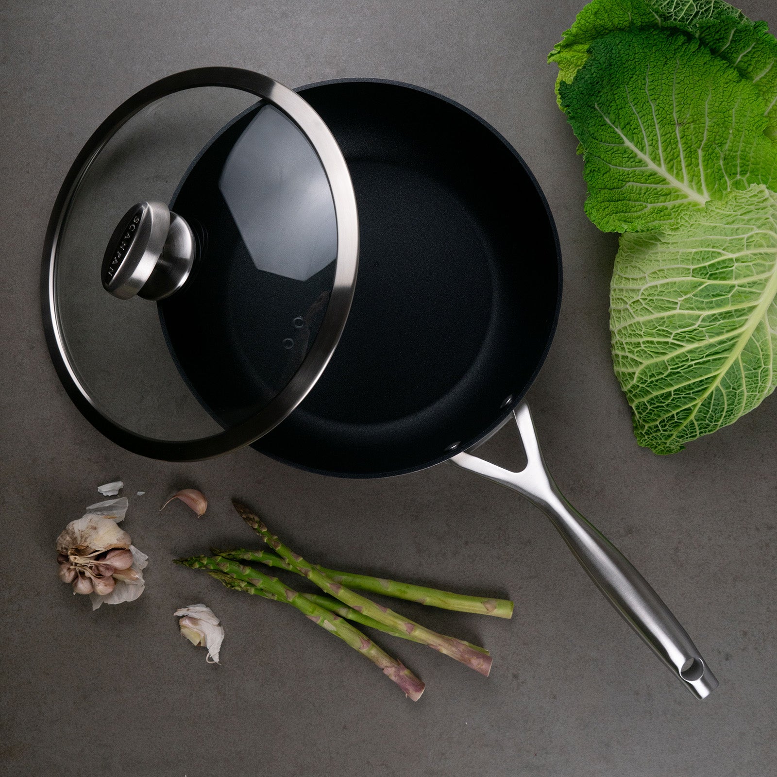 Scanpan CS+ 10-Piece Nonstick Cookware Set, Stainless Steel, Induction Ready
