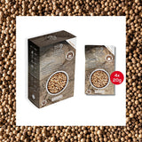 Peugeot Pepper & Salt Sachet Bundle – 15 Sachets Total – Sarawak White Pepper (4 x 20g), Tan Hoi Black Pepper (4 x 20g), & Coarse Dry White Salt (7 x 50g)