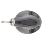 Rachael Ray Glazed Ceramic EVOO Olive Oil Bottle Dispenser with Spout, Gray