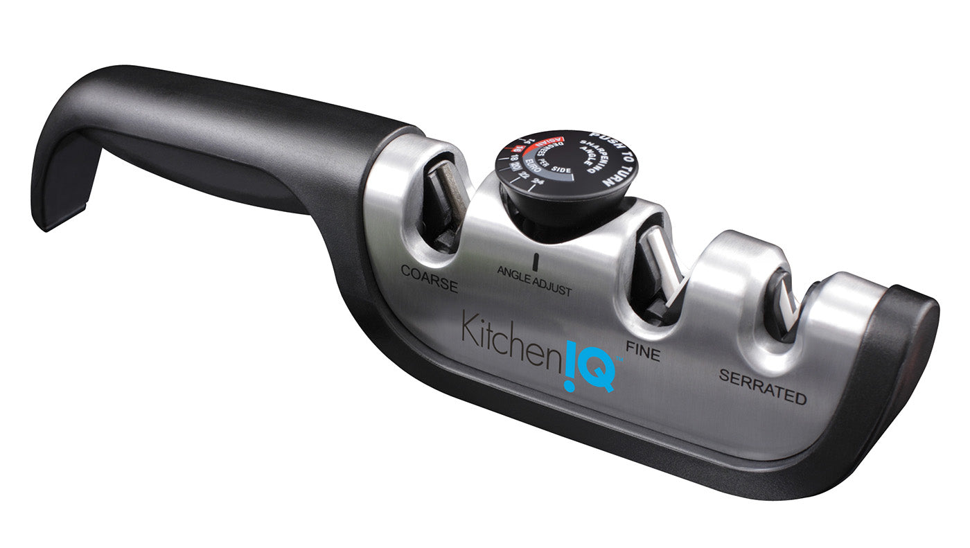 Kitchen IQ Angle Adjust Adjustable Manual Knife Sharpener