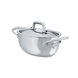 Mauviel M'Minis Oval Cocotte With Lid, 4.7 Inch
