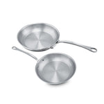 Mauviel M’Cook 5-Ply 2-Piece Frying Pan Set, 7.9-Inch & 10.2-Inch