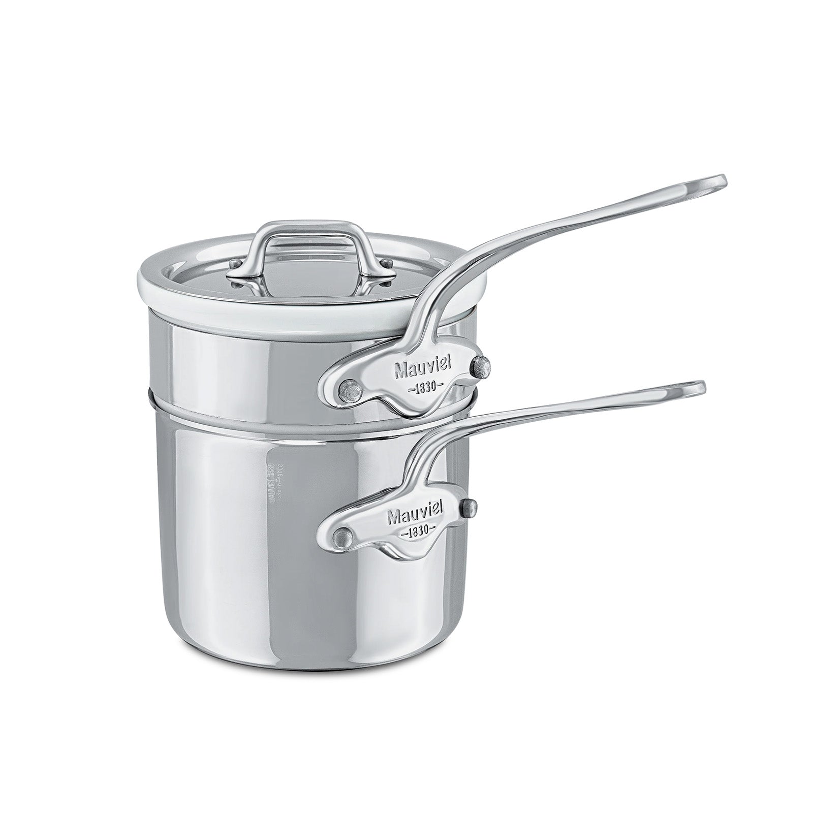 Mauviel M'Cook 1.8 Quart Bain Marie with Lid, 5.5 Inch