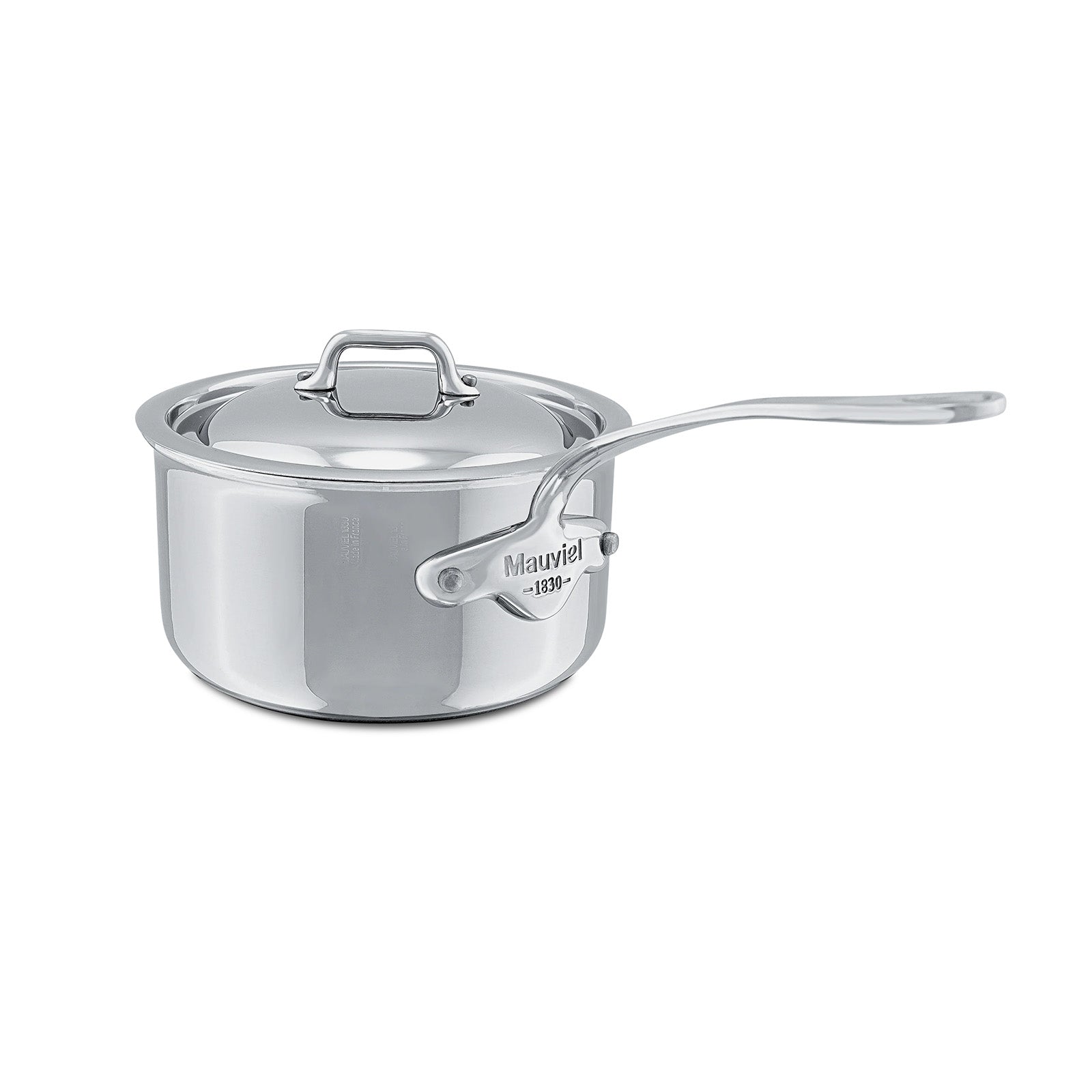 Mauviel M'Cook 3.6 qt Stainless Steel Saucepan & Lid