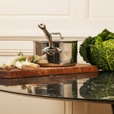 Mauviel M'Cook 3.6 qt Stainless Steel Saucepan & Lid