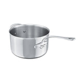 Mauviel M'Cook 4.8 Quart Stainless Steel Saucepan, 9.4 Inch