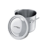 Mauviel M'Cook 9.1 qt. Ferritic Steel Magnetic Stock Pot with Lid