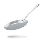 Mauviel M'Cook Stainless Steel Crepe Pan ,11.7 Inch
