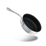 Mauviel M'Cook Stainless Steel Nonstick Saute Pan, 9.4 Inch