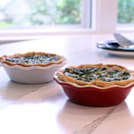 Emile Henry Mini Pie Dish, Set of 2, Pearl Gray