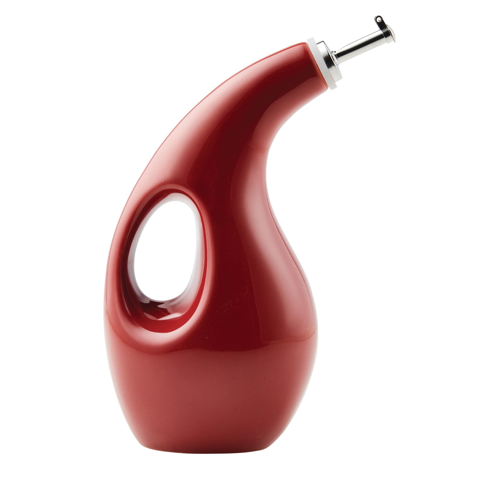 Rachael Ray Glazed Ceramic EVOO Olive Oil Bottle Dispenser with Spout