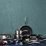 Scanpan HaptIQ 12.5-Inch Fry Pan, Stainless Steel